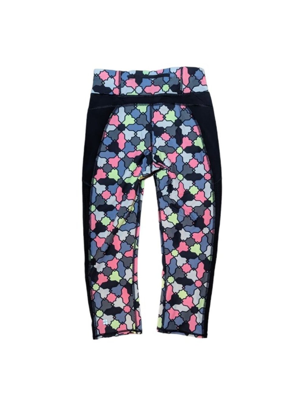 Sweaty Betty Zero Gravity Crop Leggings Tile Print Small - Picture 3 of 4
